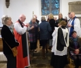 Gathering before the service